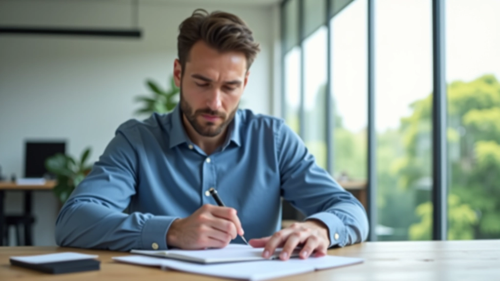 Petr Svoboda pracující na strategi produktivity, moderní pracovní prostor s notebooky a poznámkami